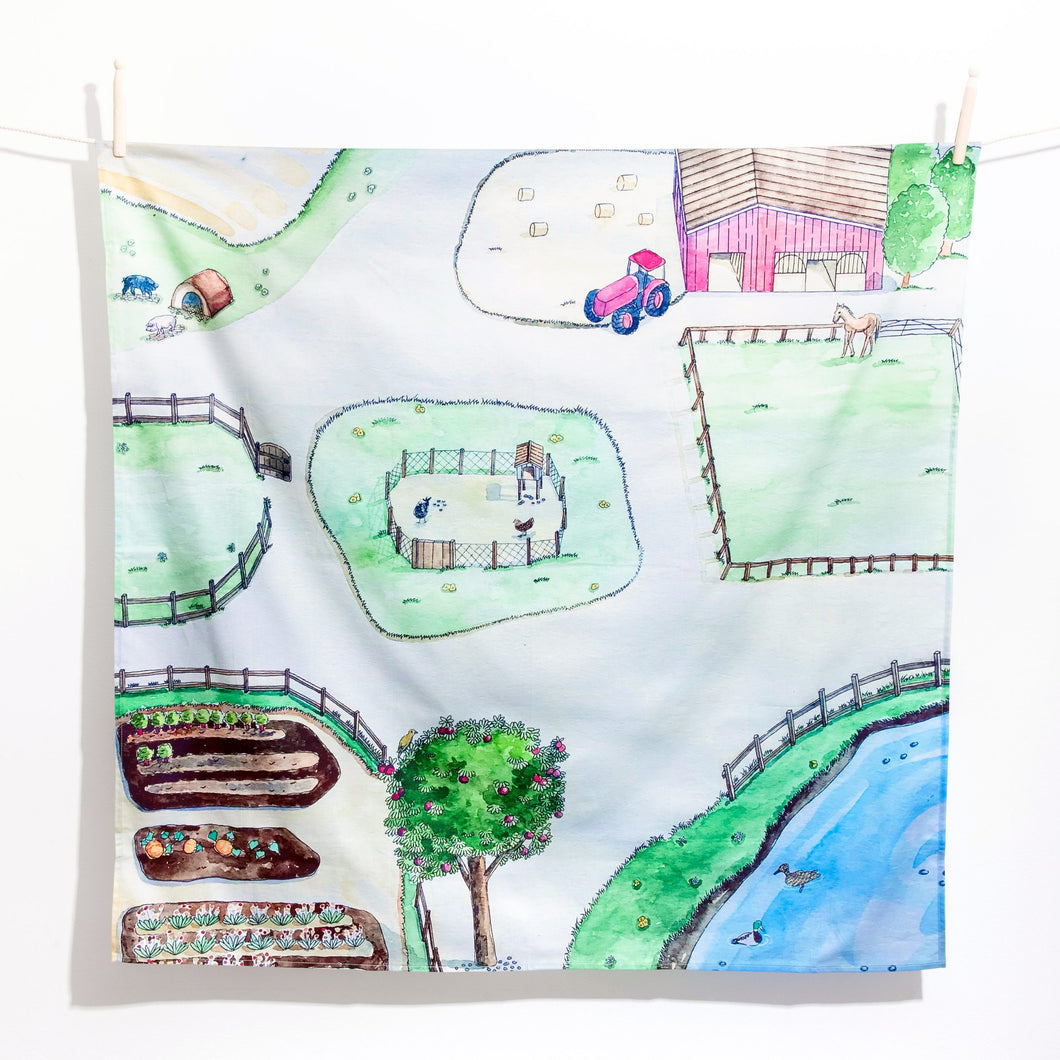 Around The Farm - Wonderie Play Cloth